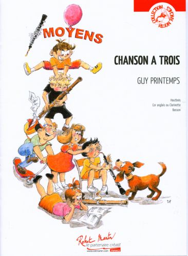 einband CHANSONS A TROIS Editions Robert Martin