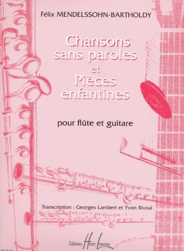 einband Chansons sans paroles et Pices enfantines Editions Henry Lemoine