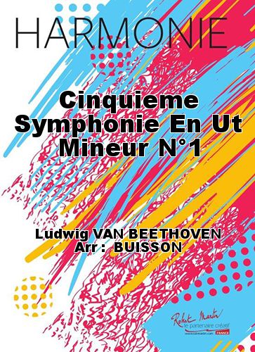 einband Cinquieme Symphonie En Ut Mineur N1 Martin Musique