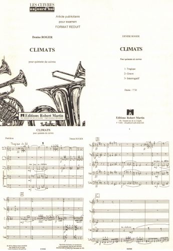 einband Climats Editions Robert Martin
