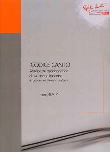 einband Codice abgekrzt Aussprache der italienischen Sprache Verwendung Canto Snger Studenten Editions Robert Martin