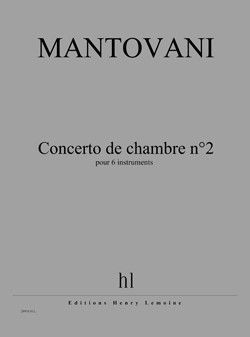 einband Concerto de chambre n2 Editions Henry Lemoine