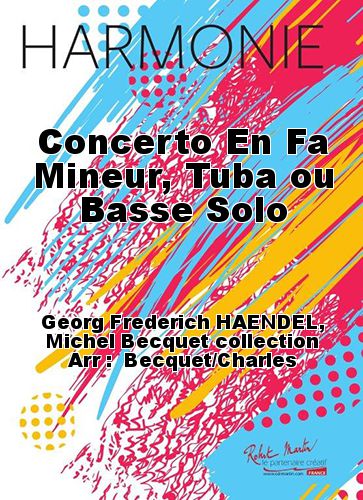 einband Concerto En Fa Mineur, Tuba ou Basse Solo Martin Musique