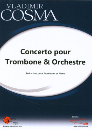 einband CONCERTO POUR TROMBONE ET ORCHESTRE Editions Robert Martin