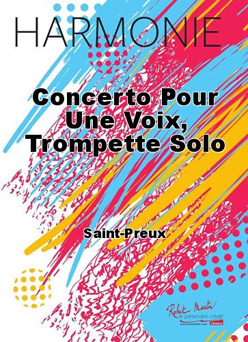 einband Concerto Pour Une Voix, Trompette Solo Martin Musique