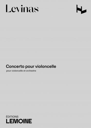 einband Concerto pour violoncelle Editions Henry Lemoine