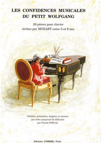 einband Confidences musicales du petit Wolfgang Combre