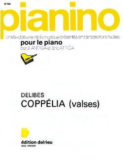 einband Copplia : Valses - Pianino 145 Delrieu