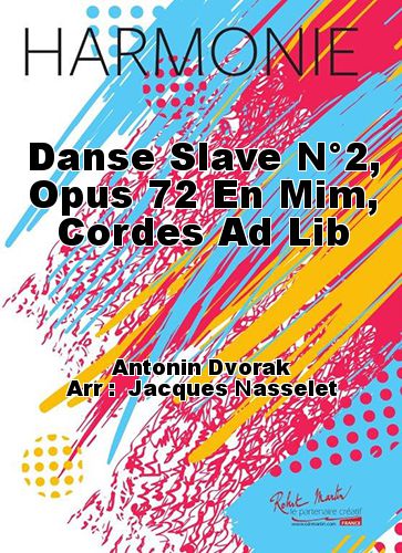 einband Danse Slave N2, Opus 72 En Mim, Cordes Ad Lib Martin Musique