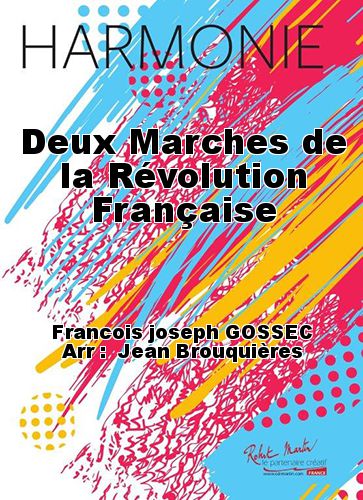 einband Deux Marches de la Rvolution Franaise Martin Musique