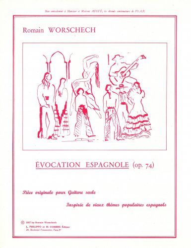 einband Evocation espagnole Op.74 Combre