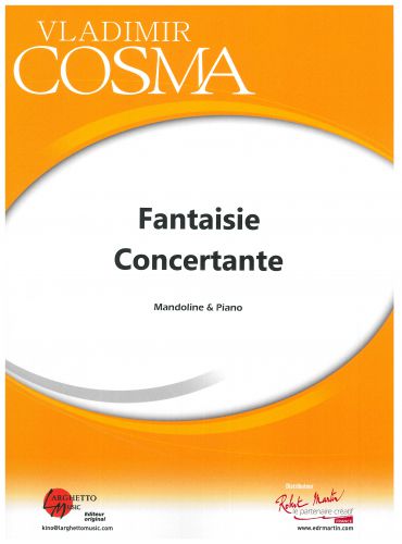 einband FANTAISIE CONCERTANTE Mandoline et piano Editions Robert Martin