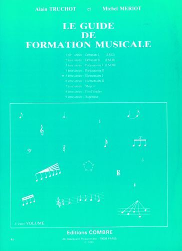 einband Guide de formation musicale Vol.5 - lmentaire 1 Combre