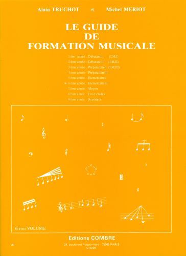 einband Guide de formation musicale Vol.6 - lmentaire 2 Combre