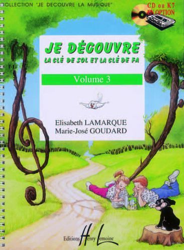 einband Je dcouvre la cl de Sol et Fa Vol.3 Editions Henry Lemoine