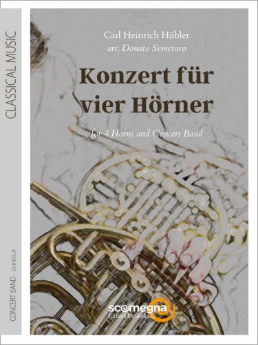 einband KONZERT FUR VIER HORNER Scomegna