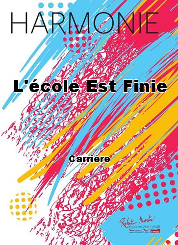 einband L'cole Est Finie Martin Musique