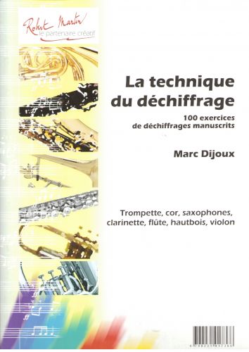 einband Technique du Dchiffrage (la) Editions Robert Martin