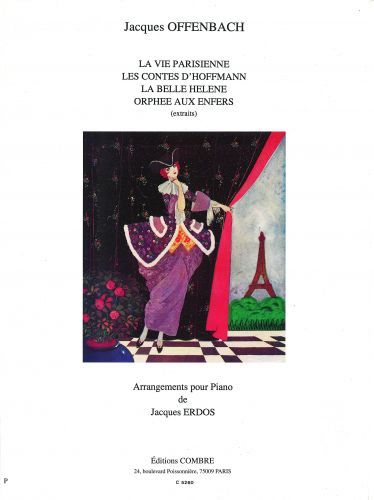 einband La Vie Parisienne, Les Contes d'Hoffmann, La Belle Hlne et Orphe aux enfers Combre