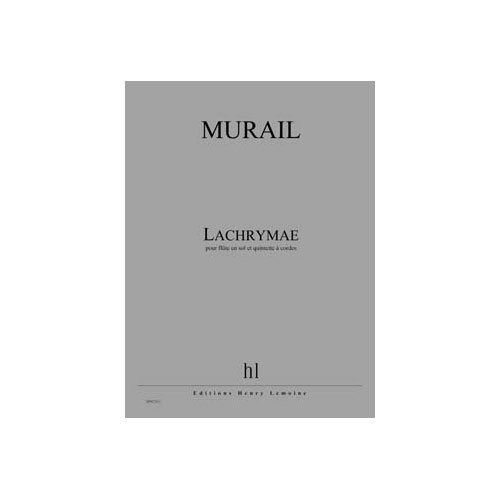 einband Lachrymae Editions Henry Lemoine