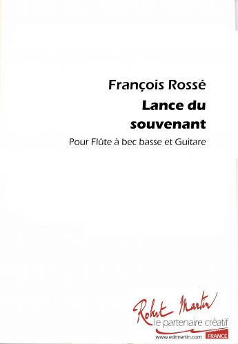 einband LANCE DU SOUVENANT Editions Robert Martin