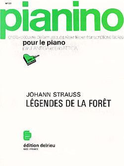 einband Lgendes de la fort - Pianino 22 Delrieu