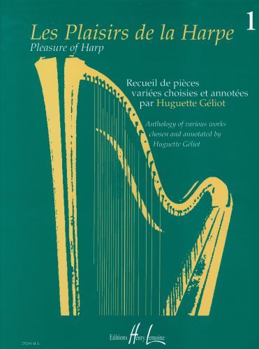 einband Les Plaisirs de la harpe Vol.1 Editions Henry Lemoine