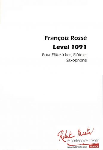 einband LEVEL 1091 pour FLUTE A BEC,FLUTE,SAXOPHONE Editions Robert Martin