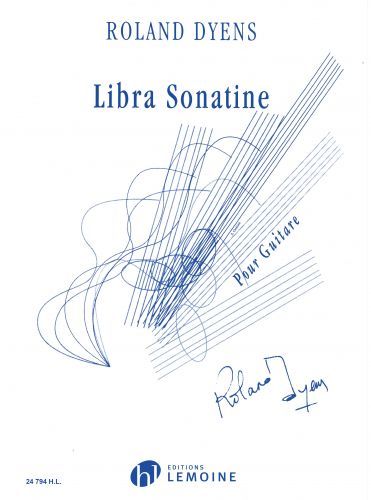 einband Libra Sonatine Editions Henry Lemoine