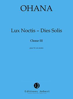 einband Lux Noctis - Dies Solis Jobert