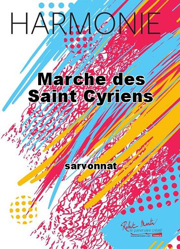 einband Marche des Saint Cyriens Martin Musique