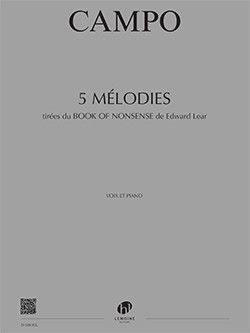 einband Mlodies (5) tires du Book of nonsense Editions Henry Lemoine