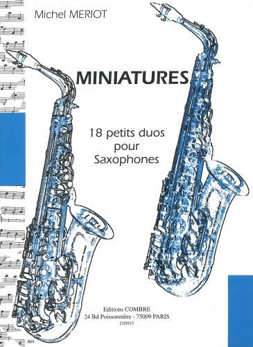 einband Miniatures - 18 petits duos Combre