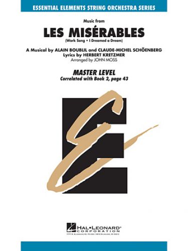 einband Music from Les Miserables Hal Leonard