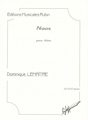 einband Naos pour flte Martin Musique