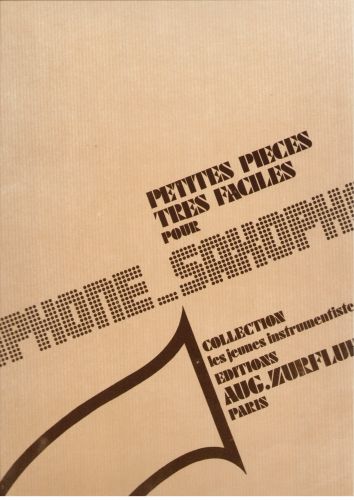 einband Petites Pieces Tres Faciles Saxophone Editions Robert Martin