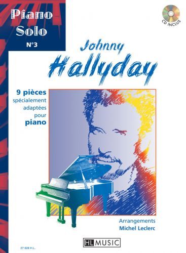 einband Piano solo n3 : Johnny Hallyday Editions Henry Lemoine