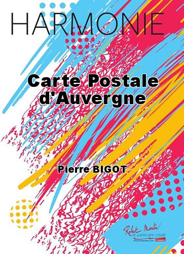 einband Postkarte von Auvergne Martin Musique