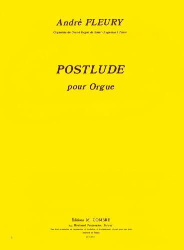 einband Postlude Combre