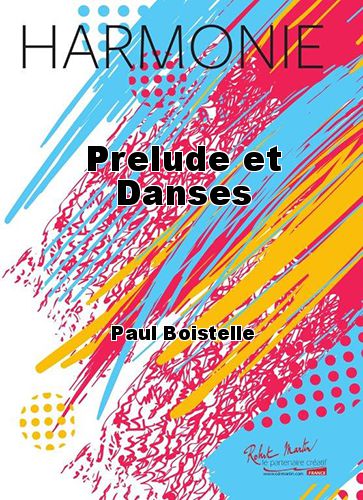einband Prelude et Danses Martin Musique