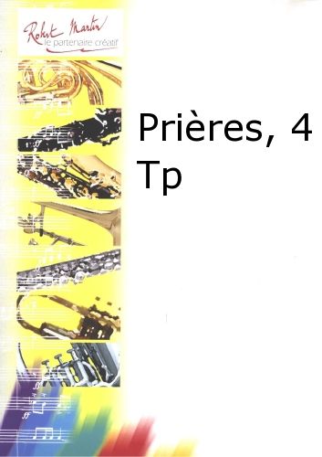 einband Prires, 4 Trompettes Editions Robert Martin
