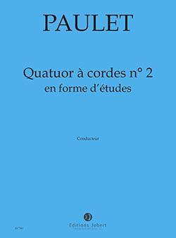 einband Quatuor  cordes n2 en forme d'tudes Jobert