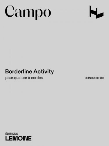 einband Quatuor  cordes n7 Borderline Activity Editions Henry Lemoine