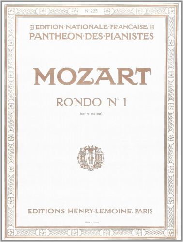 einband Rondo n1 en R maj. Editions Henry Lemoine