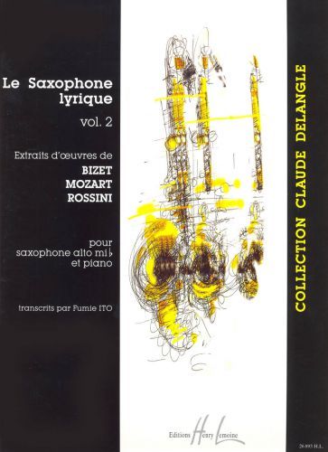 einband Saxophone Lyrique Vol.2 Editions Henry Lemoine