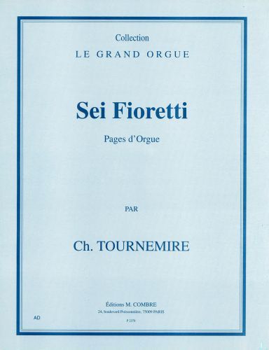 einband Sei fioretti (pages d'orgue) Combre