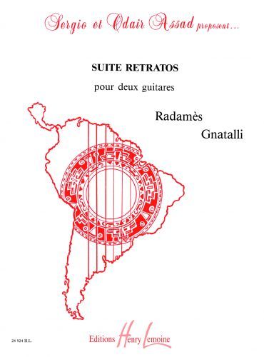 einband Suite Retratos Editions Henry Lemoine