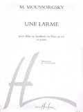 einband Une larme Editions Henry Lemoine