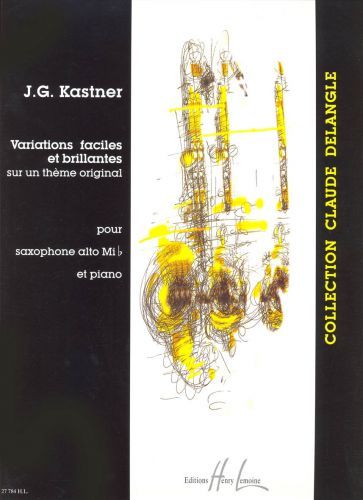 einband Variations faciles et brillantes Editions Henry Lemoine