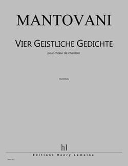 einband Vier Geistliche Gedichte Editions Henry Lemoine